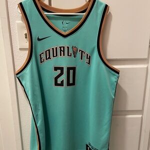 Unisex New York Liberty Nike Mint 2021 Rebel Edition Victory Custom Jersey